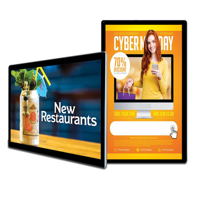 Zet de Digitale Signage van Android Kiosk, Muur LCD Vertoning op 15,6 Duim 11,6 Duim